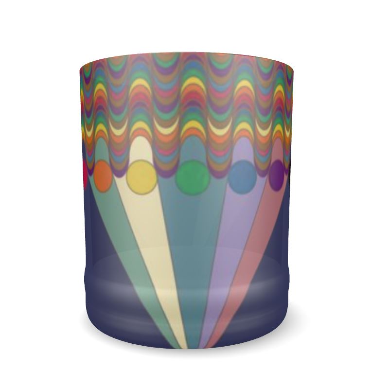 Vibing The Wavelength Whisky Glass | Queer Art & Black Pride