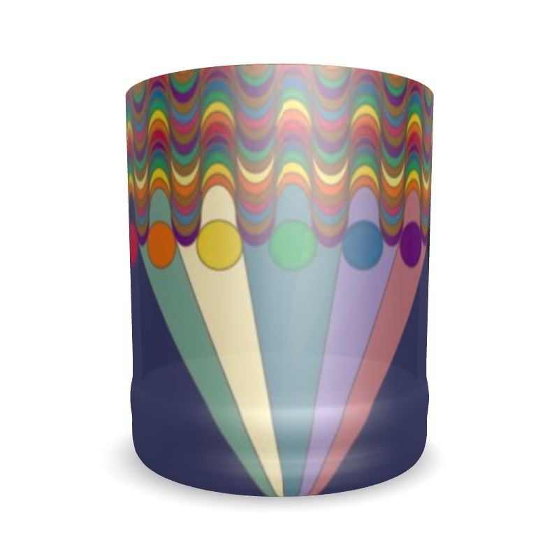 Vibing The Wavelength Whisky Glass | Queer Art & Black Pride