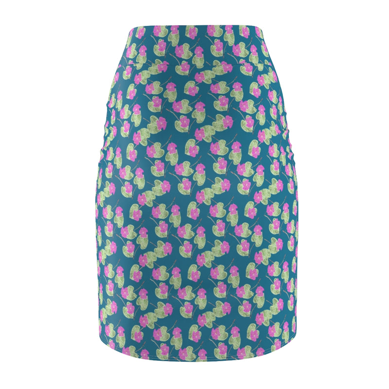 High John, Hey! All Over Print Pencil Skirt | Black Folklore Art