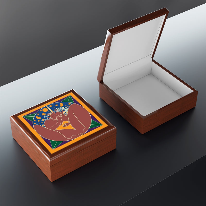 She Dreams Jewelry Box | Queer Art Decor