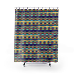 Our Sacred Temples Shower Curtain | Afrocentric Decor