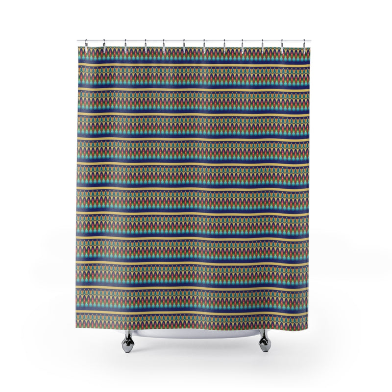 Our Sacred Temples Shower Curtain | Afrocentric Decor