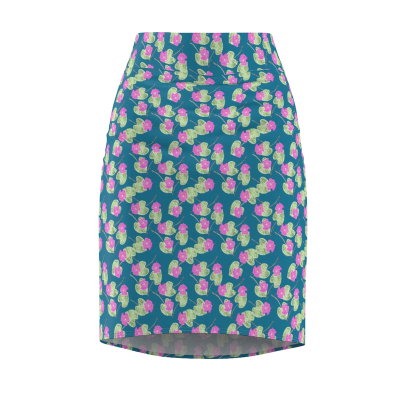 High John, Hey! All Over Print Pencil Skirt | Black Folklore Art