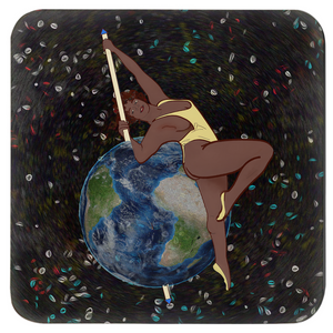 Another Day On The Poles Coasters | Queer Art & Black Pride Home Decor