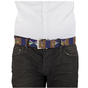Vibing On The Wavelength Leather Belt | Queer Art & Black Pride