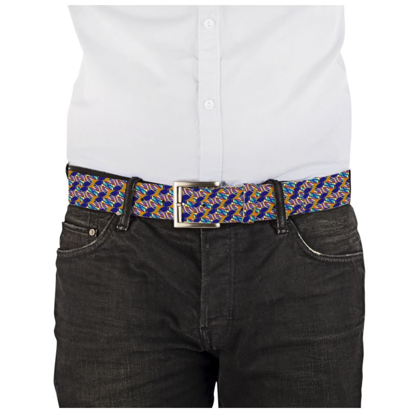 Nana's Strands Leather Belt | Afrocentric Accessories