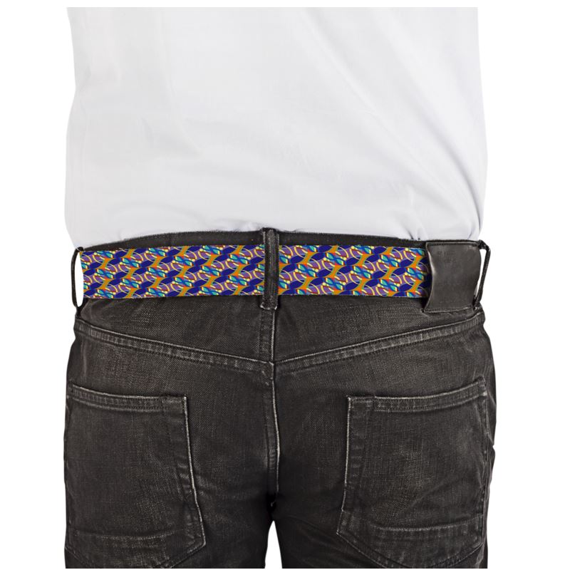 Nana's Strands Leather Belt | Afrocentric Accessories