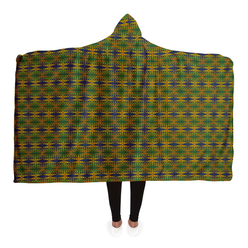 Pitti Pat To Market Hooded Blanket | Black Diaspora Art