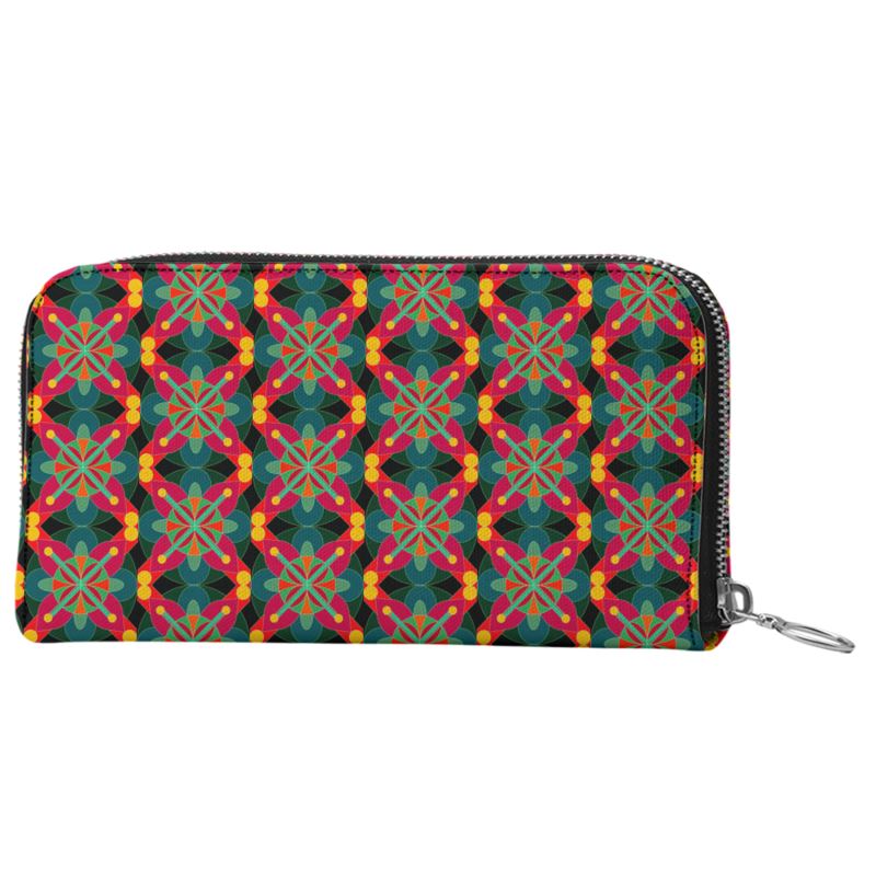 Spiritual Science Leather Zip Purse | Black Queer Art