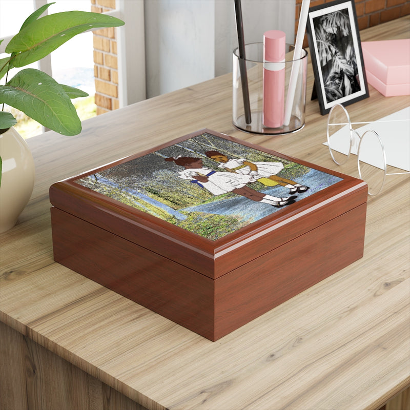 Pitti Patent Leather Jewelry Box | Black Queer Home Decor