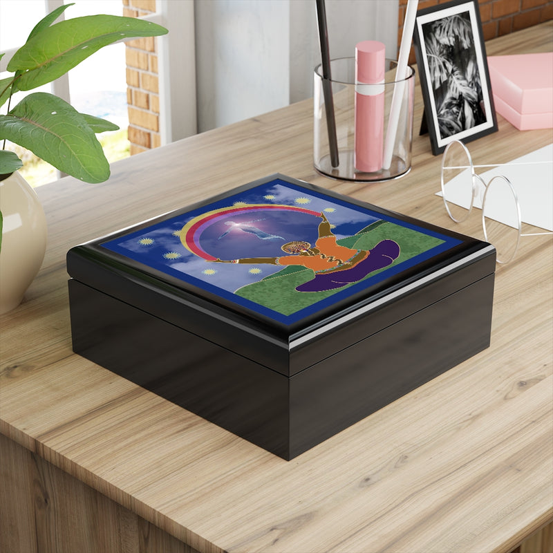 She Welcomes Her Highest Self Jewelry Box | Queer Art Decor