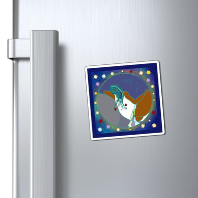 Full Moon Rising Magnet | Black Spiritual Decor