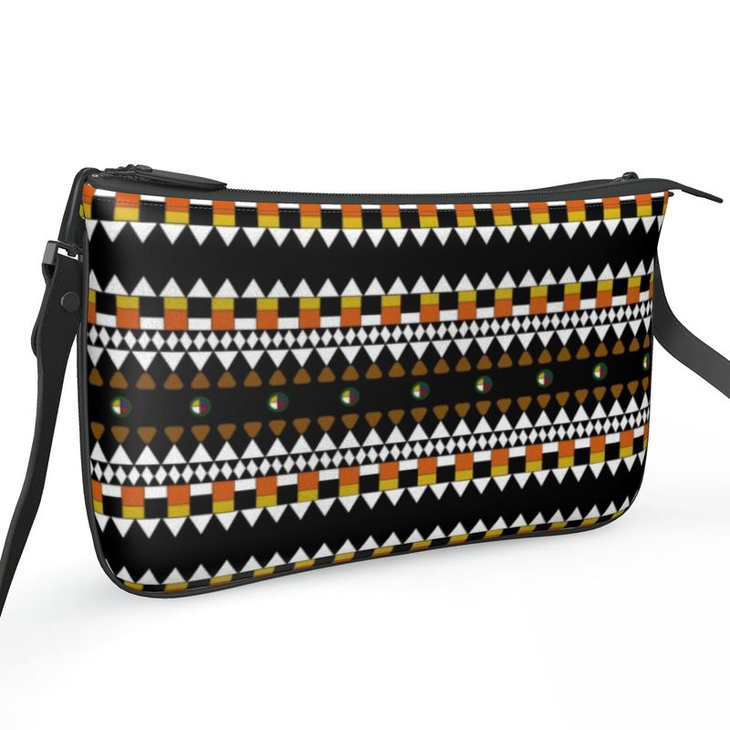 Fulani's Desire Pochette Double Zip Bag | Afrocentric Accessories