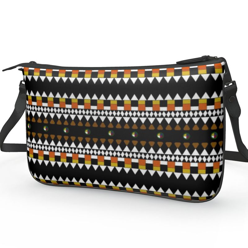 Fulani's Desire Pochette Double Zip Bag | Afrocentric Accessories