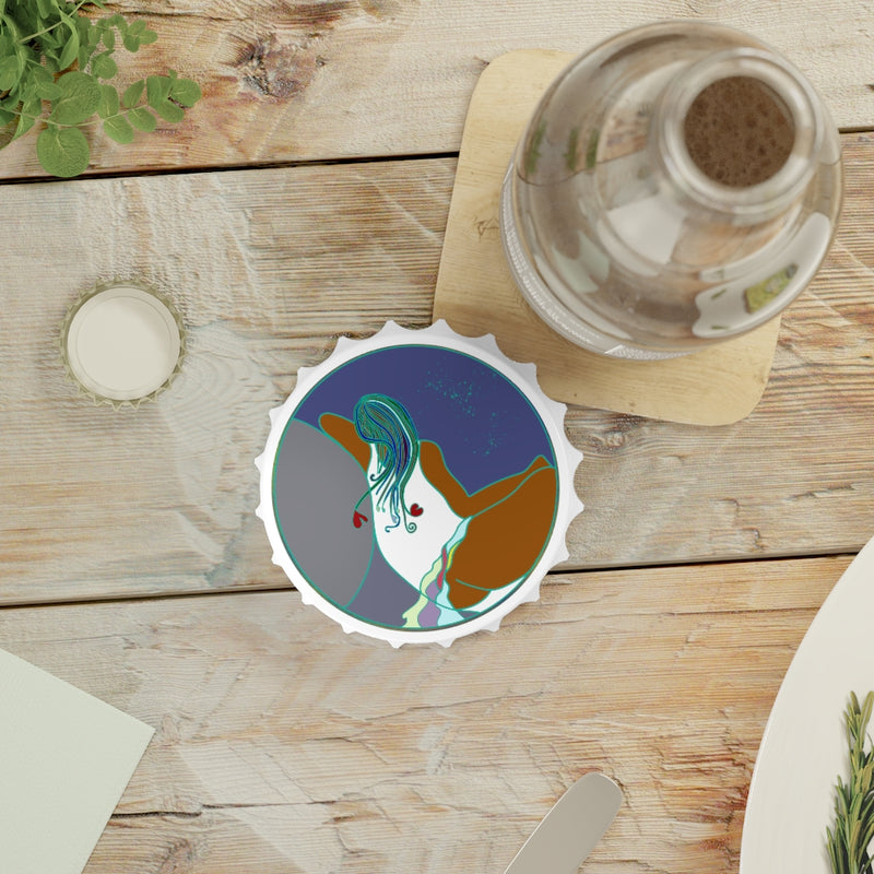 Full Moon Rising Bottle Opener | Black Queer Art