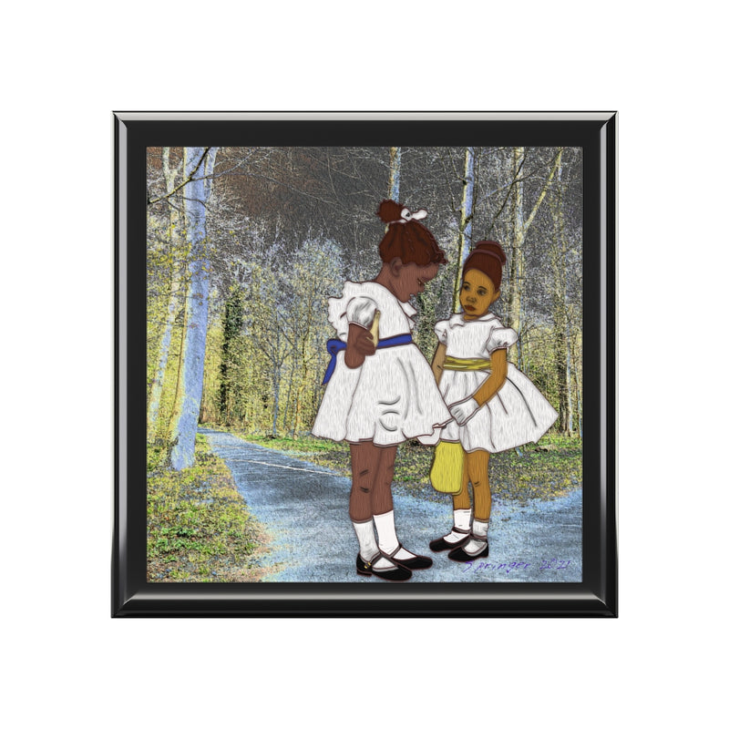 Pitti Patent Leather Jewelry Box | Black Queer Home Decor
