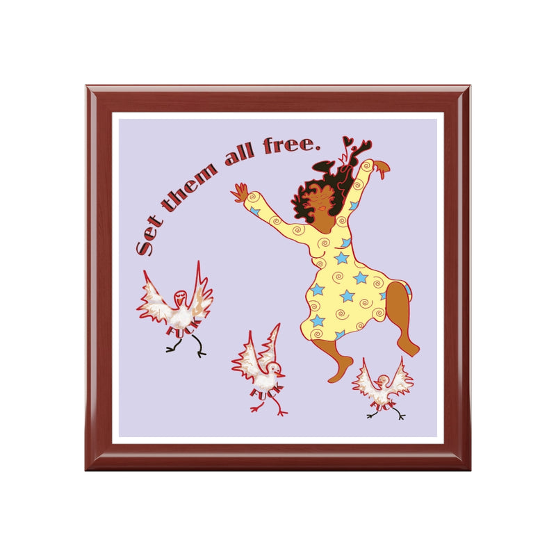 Set Em All Free Jewelry Box | Black Liberation Art