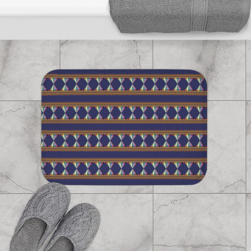 Vibing The Wavelength Bath Mat | Queer Art Home Decor