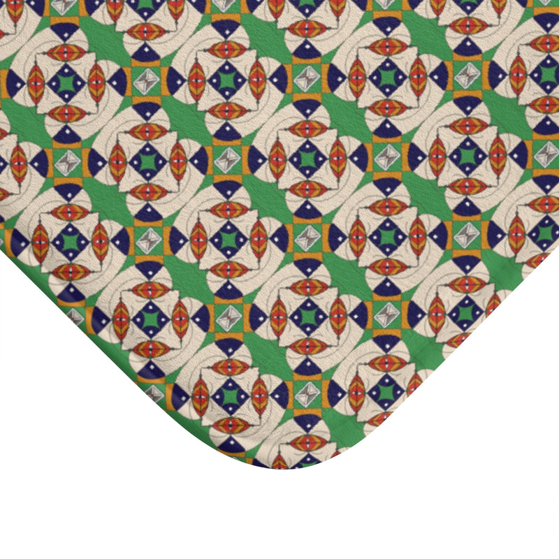 Umoja Bath Mat | Afrocentric Bathroom Decor