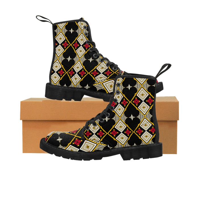 Issa Black Love Thang Canvas Boots