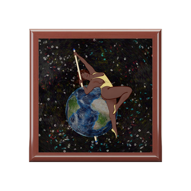 Another Day On the Poles Jewelry Box | Queer Art Home Decor