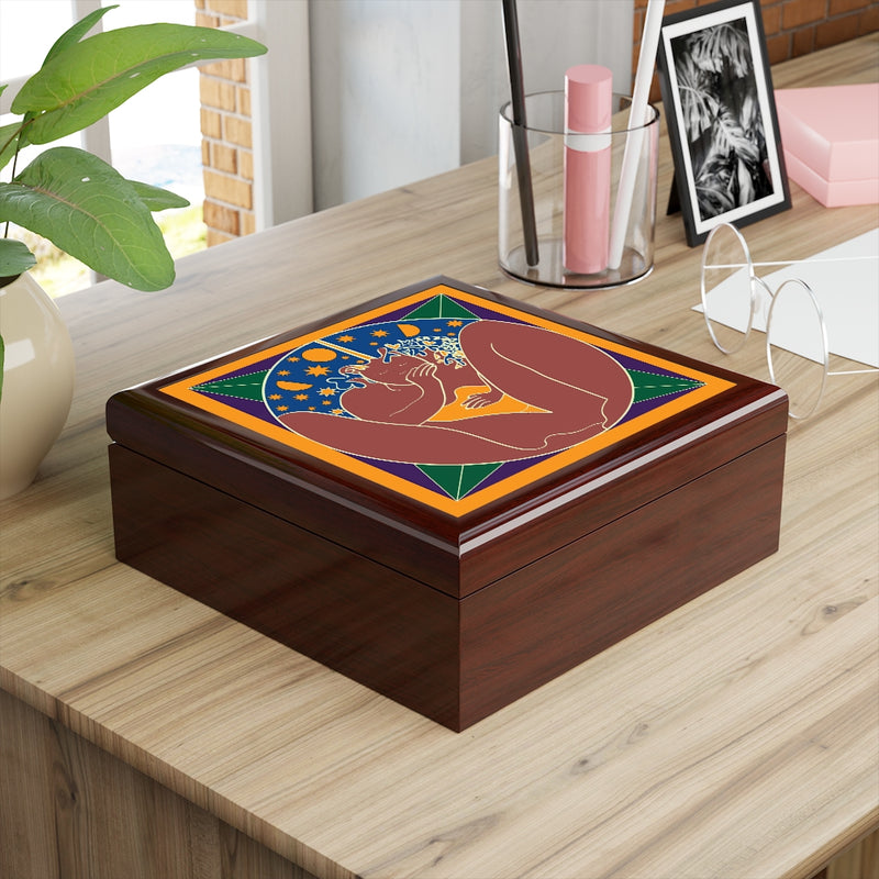 She Dreams Jewelry Box | Queer Art Decor