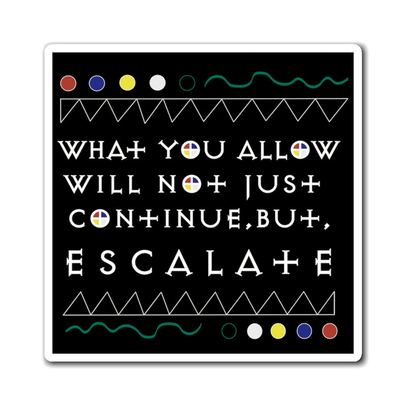 What You Allow Magnet | Black Empowerment & Affirmation