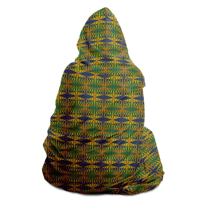 Pitti Pat To Market Hooded Blanket | Black Diaspora Art