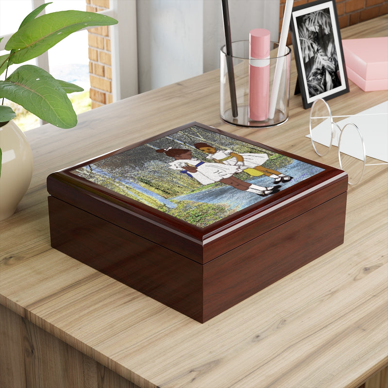 Pitti Patent Leather Jewelry Box | Black Queer Home Decor