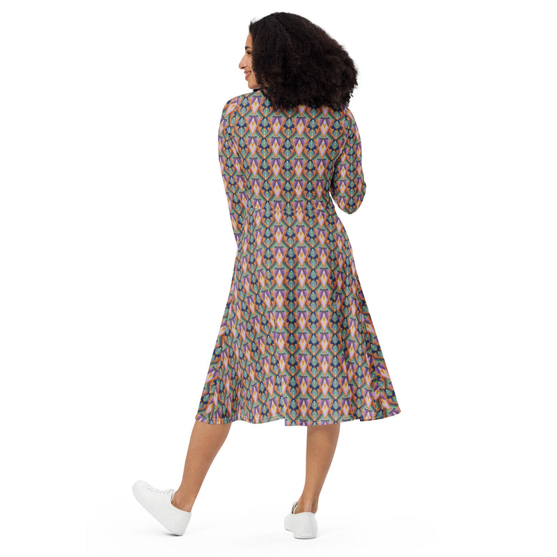 Opening The Worlds Midi Dress | Black Queer Art