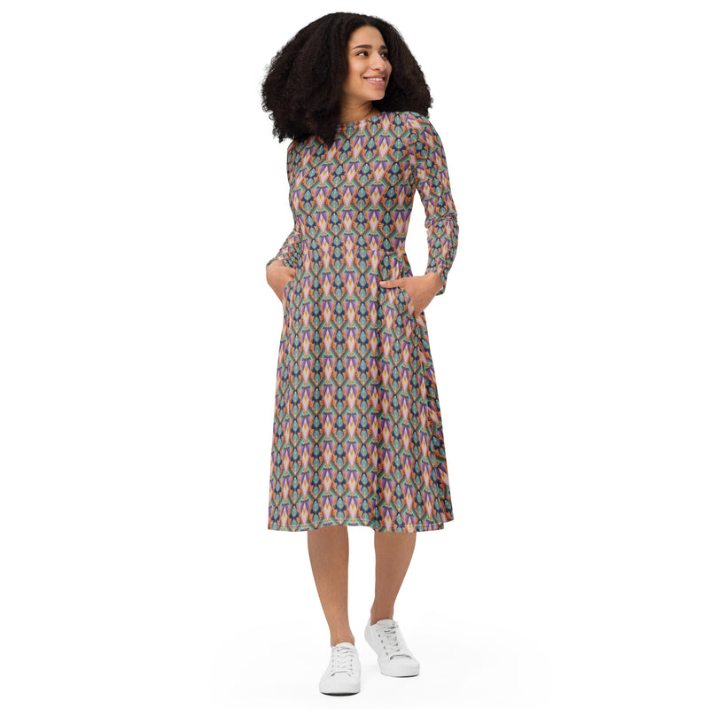 Opening The Worlds Midi Dress | Black Queer Art