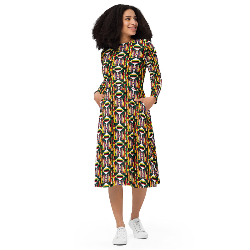 UNTI Midi Dress | Black History & Queer Pride Fashion