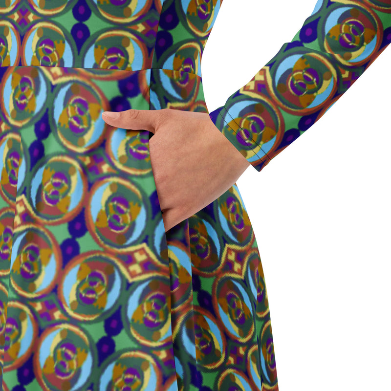 Strong Wind Working Midi Dress | Afrocentric Fashion & Queer Art