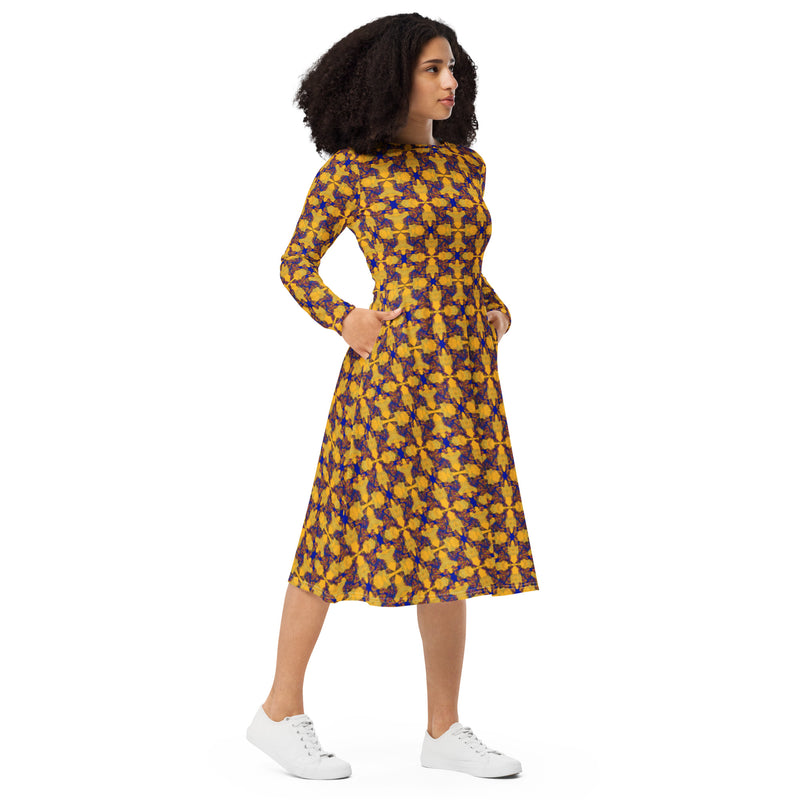 Hot Wata Midi Dress | Afrocentric Fashion