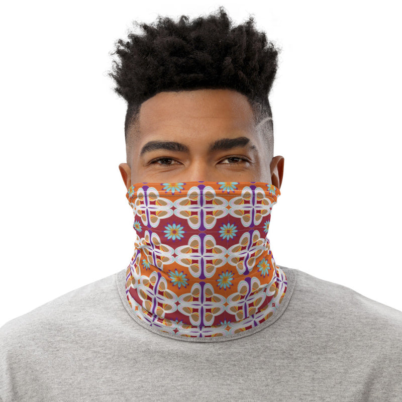 Groovin Love Flow 2 Neck Gaiter | Black Queer Art