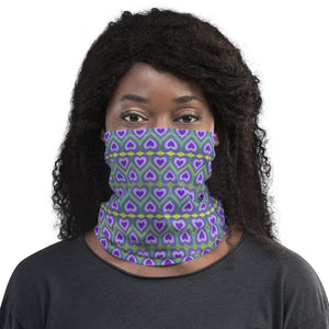 Lavender Love Neck Gaiter | Queer Art & Pride