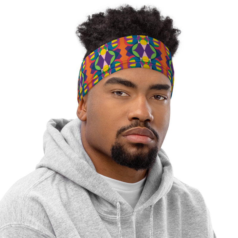 Carnival Butterfly Baby Neck Gaiter | Black Baby Pride