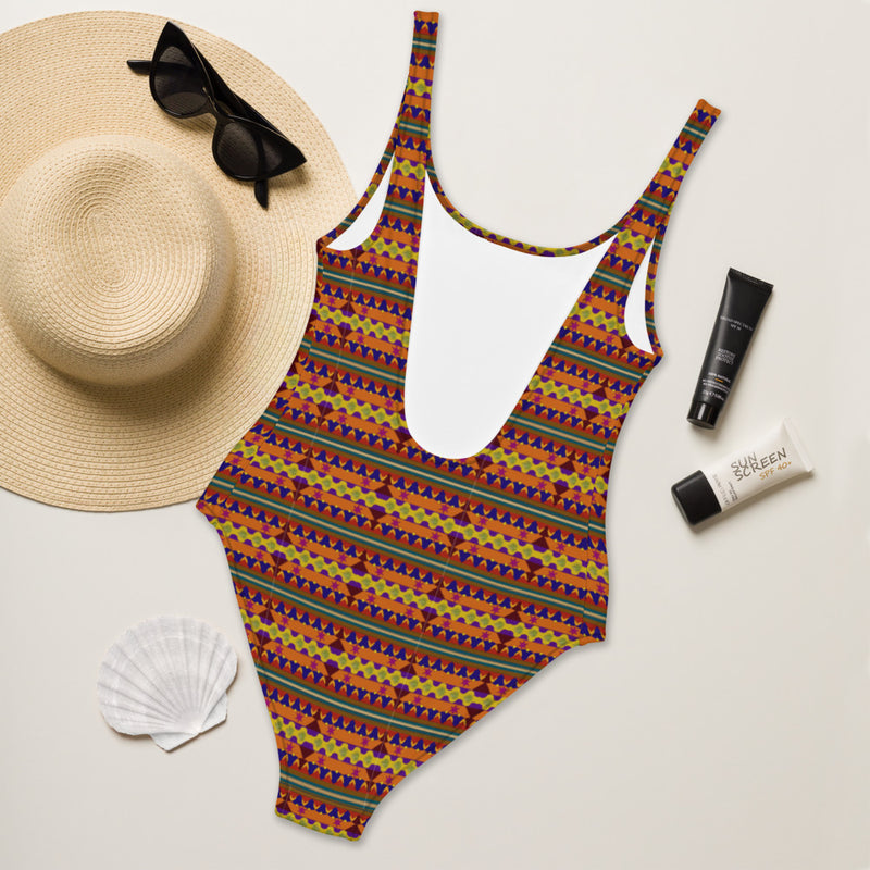 Kujichagulia One-Piece Swimsuit | Black Pride Swimwear