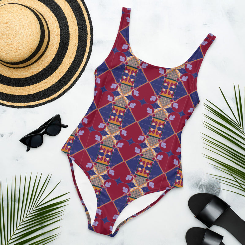 Ujamaa One-Piece Swimsuit | Afrocentric Swimwear