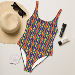 Carnival Butterfly Baby One-Piece Swimsuit | Black Baby Swimwear