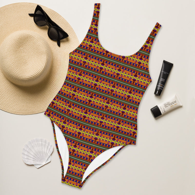Kujichagulia One-Piece Swimsuit | Black Pride Swimwear