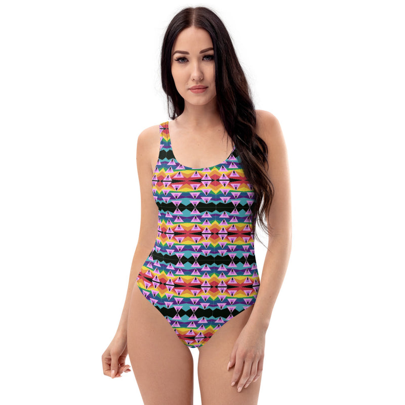 Retro Homo One-Piece Swimsuit | Queer Pride Swimwear