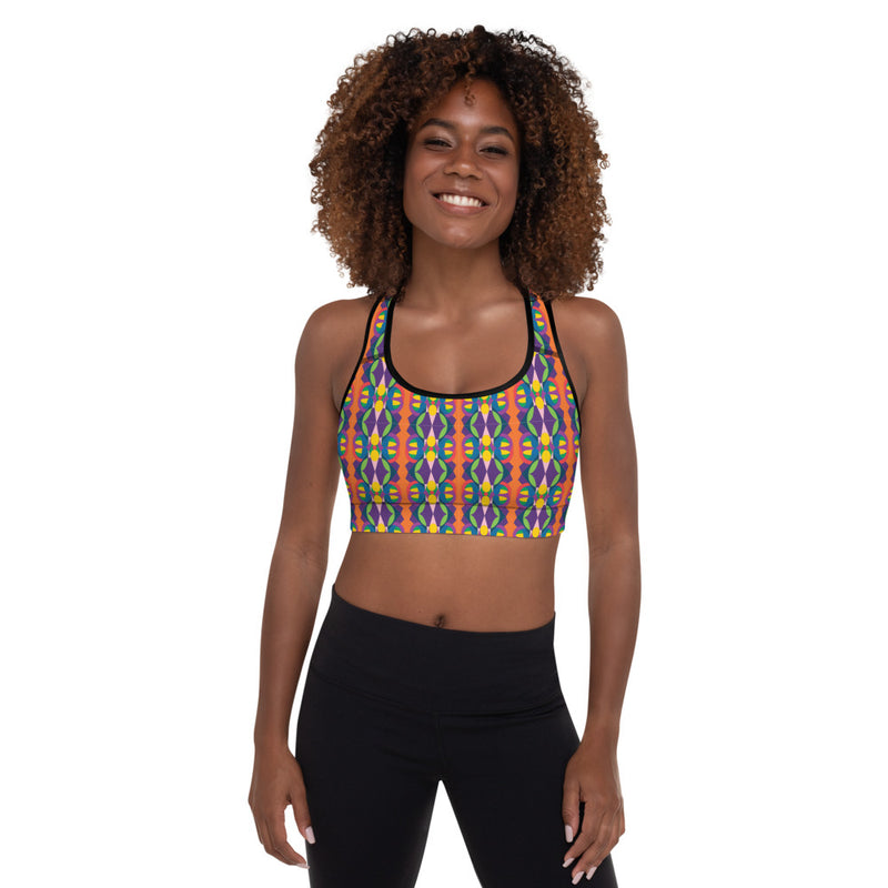 Carnival Butterfly Baby Sports Bra | Queer Art & Black Pride