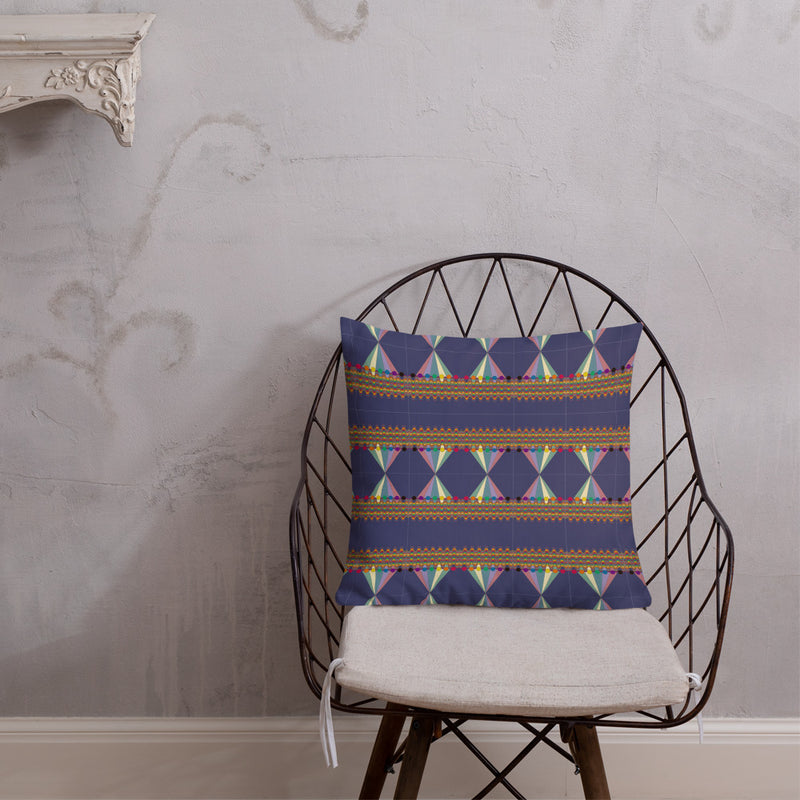 Vibing On The Wavelength Throw Pillow | Queer Art
