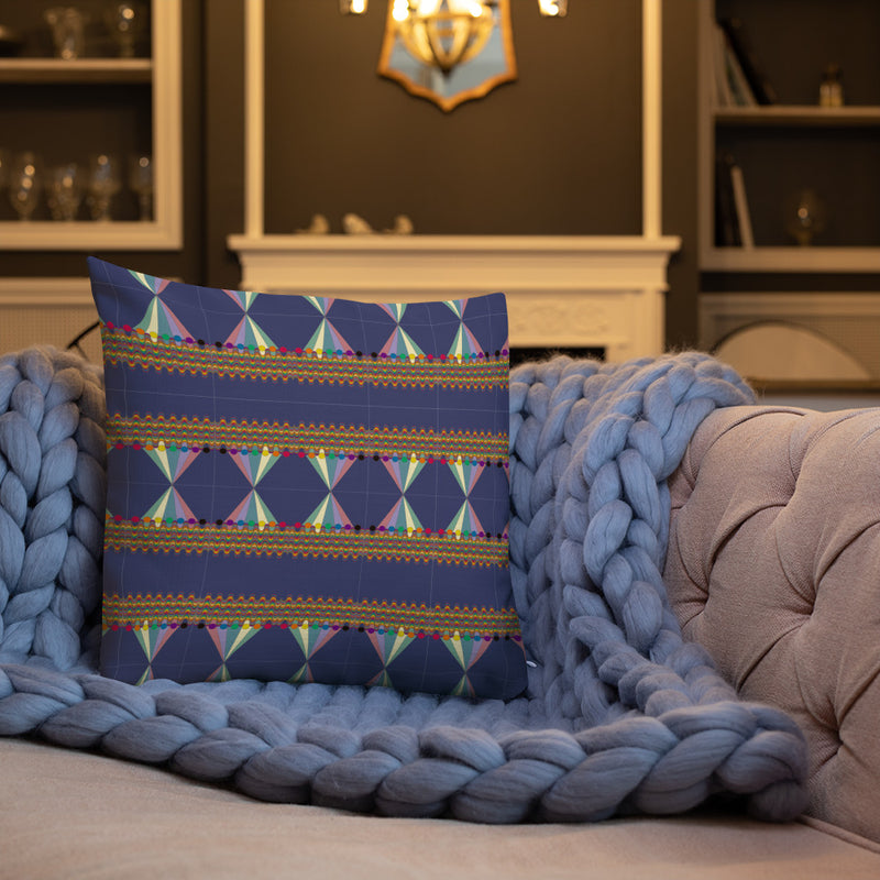 Vibing On The Wavelength Throw Pillow | Queer Art