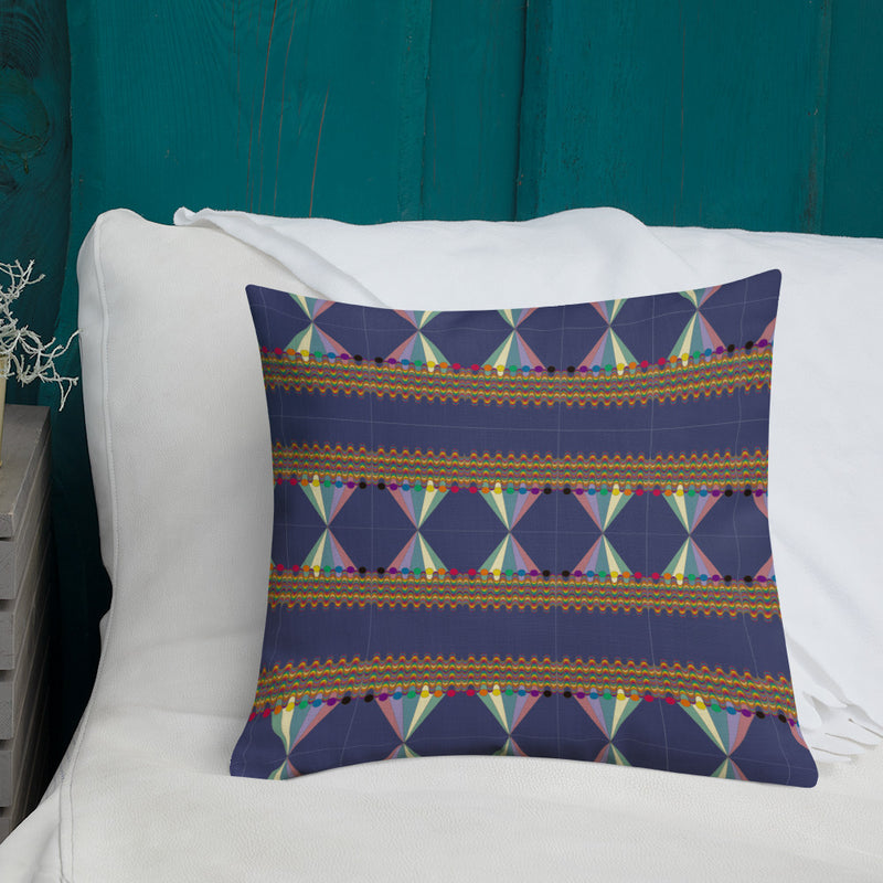 Vibing On The Wavelength Throw Pillow | Queer Art