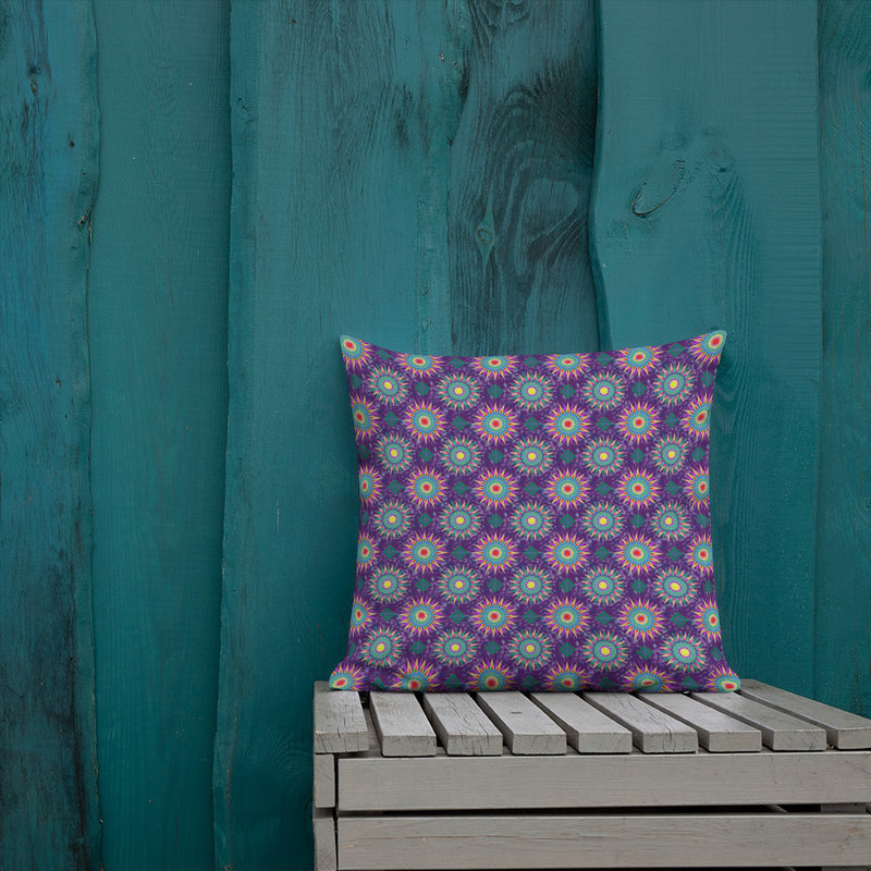 Bonfire Night Throw Pillow | Black Queer Art