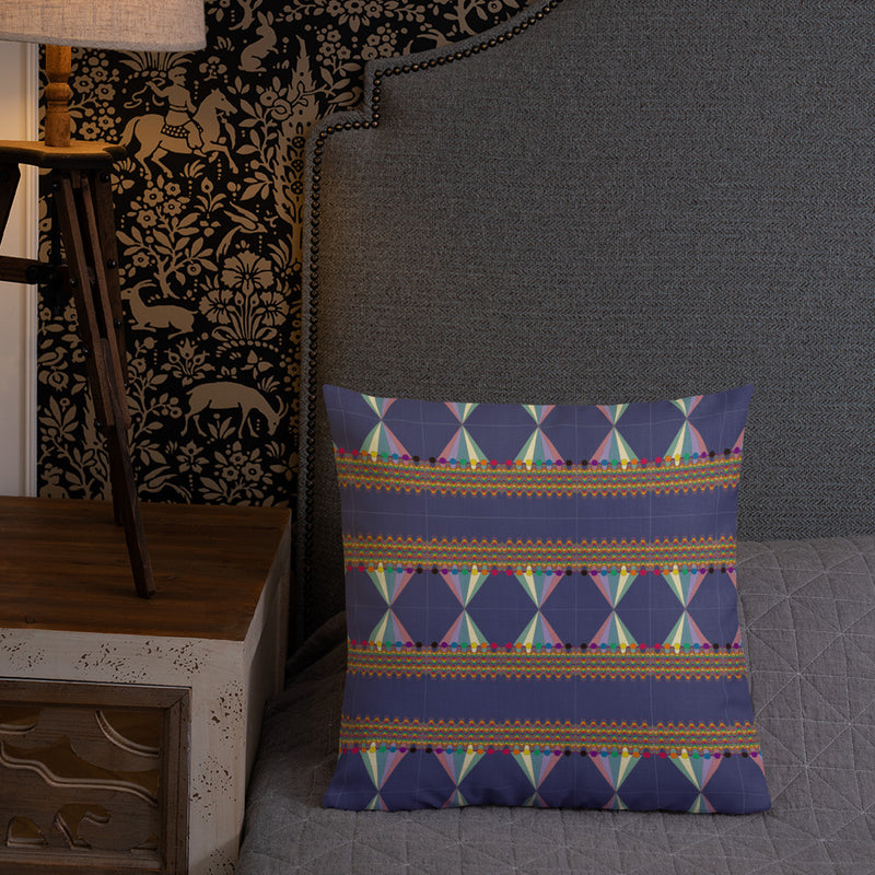 Vibing On The Wavelength Throw Pillow | Queer Art