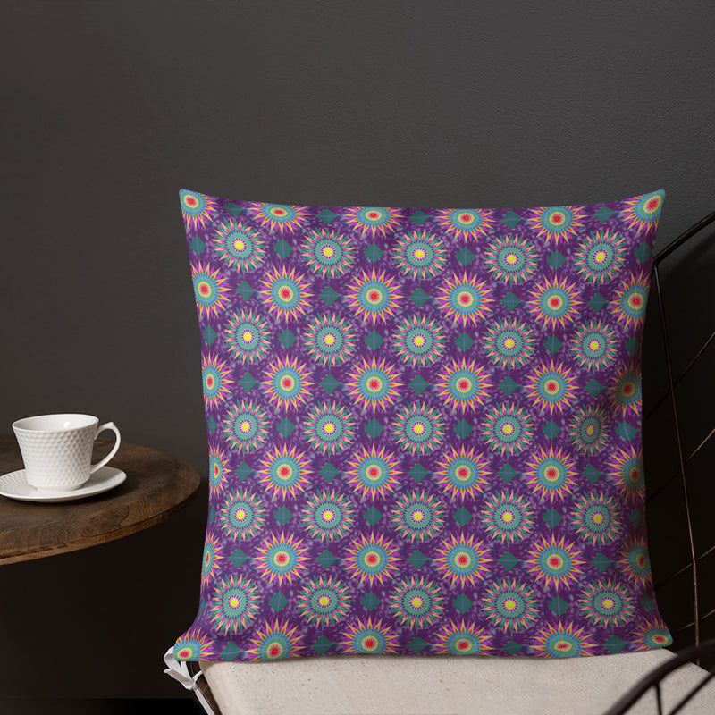 Bonfire Night Throw Pillow | Black Queer Art