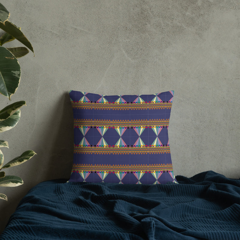 Vibing On The Wavelength Throw Pillow | Queer Art